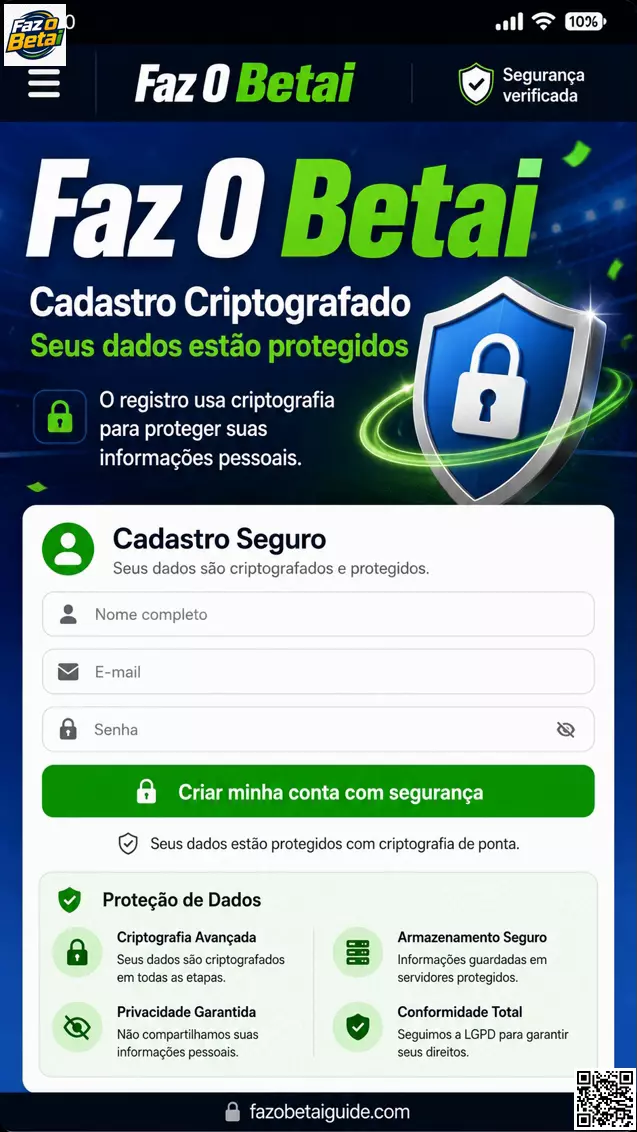 Registro Seguro de Nova Conta